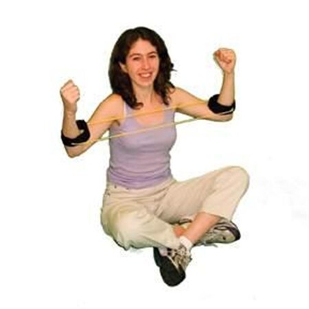 Cando International Exercise Tubing with Ankle Cuffs Exerciser - 48 Inch - Tan - XX-Easy 1410112